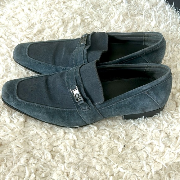 Calvin Klein Blue Suede Loafer - Picture 4 of 4